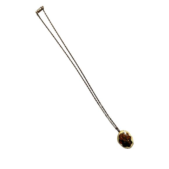 Embossed Antler Pendant Necklace - Picture 3 of 7